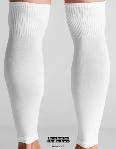 Prosocks Armor Meião Cortado Futebol Profissional com Compressão Sem Pé Tamanho Único 38-45