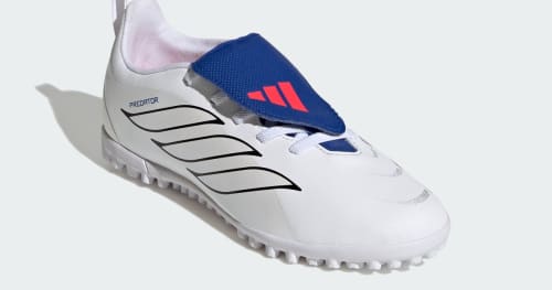 Branco Chuteira Society com Cadarços Elásticos e Língua Dobrável PREDATOR CLUB